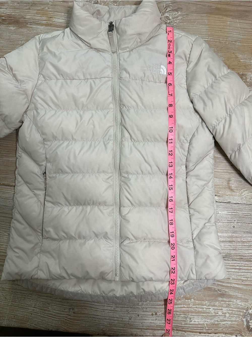 The North Face Women’s Minoqua Goose Down Puffer Jacket Off White Sz M - Picture 10 of 11